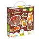 Banana panda stap voor stap puzzel bosdieren 2+.