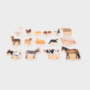 Tickit® houten huisdieren blokken