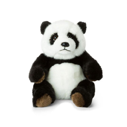 Bon ton toys - wwf panda zittend - knuffel - 22 cm