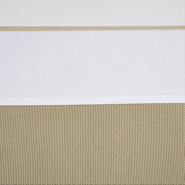 Meyco baby bies wieglaken - sand - 75x100cm - 0.3 tog
