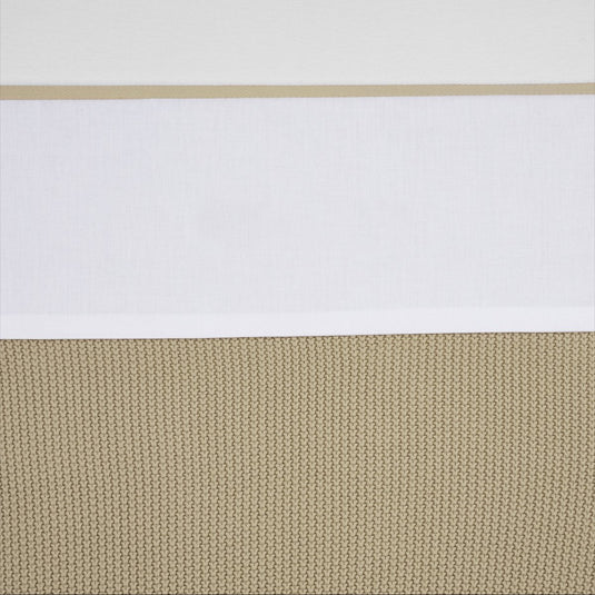 Meyco baby bies wieglaken - sand - 75x100cm - 0.3 tog