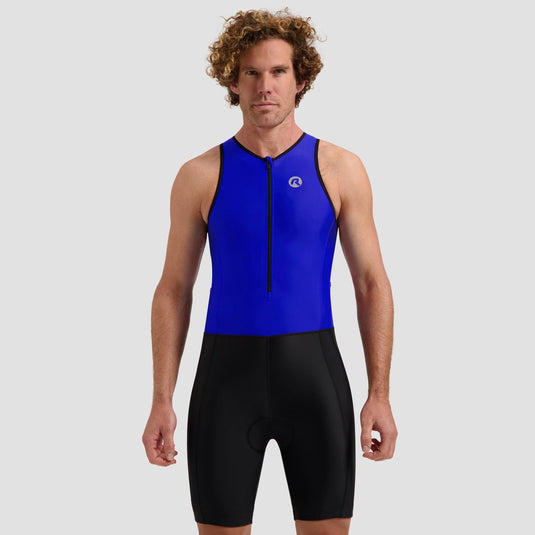 Rogelli florida trisuit heren en dames - mouwloos - zwart blauw - xxl