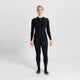 Rogelli essential dames lange fietsbroek - zeem - bretels - zwart