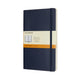 Moleskine classic notitieboek - large - softcover - gelinieerd - saffier blauw