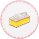Blond amsterdam every day: bord 18 cm tompouce