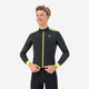 Rogelli core fietsshirt heren - lange mouwen - zwart fluorgeel - 3xl