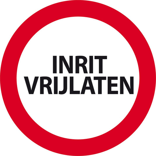 Carpoint bord inrit vrijlaten - ø 24cm - kunststof
