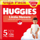 Huggies ® little movers baby luiers, maat 5 (11 tot 25 kg), 126 luiers met disney© designs, giga pack