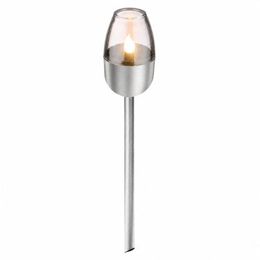 Grundig solar tuinverlichting op zonne-energie – tuinlamp met vlameffect – buitenverlichting ip44 – 6-8 uur brandduur – ø6 x 38,5 cm