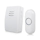 Byron dby-21131 - deurbel draadloze set - 100m bereik - ip44 waterdicht - wit