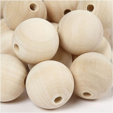 Creativ company https: www.cchobby.nl houten-kraal-d-30-mm-gatgrootte-5-mm-50-stuk-1-doos