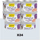 Gimcat 24 x 70 g - shinycat filets in jelly tonijn + zalm