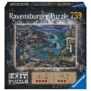 Ravensburger puzzel exit vissersdorp - legpuzzel 759 stukjes volwassenen.