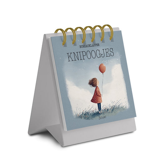 Bureauklapper 'knipoogjes'