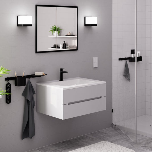Hansgrohe logis fine - wastafelmengkraan - ééngreeps bediening - coolstart energiebesparend - zonder waste - 110mm - mat zwart