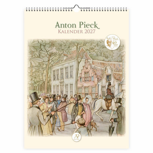 Comello anton pieck kalender 2027 groot hoge hoeden