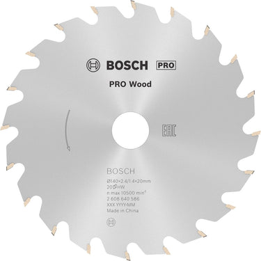 Bosch cirkzb opt 140x20 12,75x2,4 20t wz