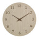 Tfa dostmann tfa wandklok - naturel houtkleur - d30 cm - hout - muur klok - rond