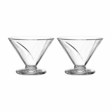 Leonardo cono schaal op voet 270ml - set 2
