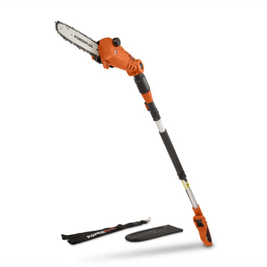 Powerplus dual power telescopische accu-kettingzaag powdpg75385 - snoeizaag op batterij van 40 v met zwaard, zonder accu en lader, zaagblad van 25 cm, automatische kettingsmering, tuingereedschap
