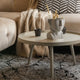 Woood mesa bijzettafel l - hout - antique beige - 34x60x60