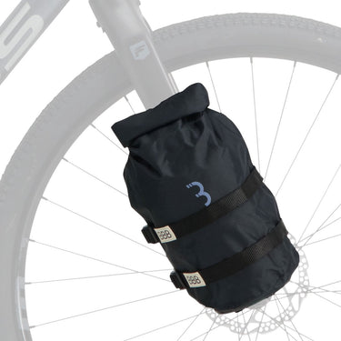 Bbb cycling bikepacking fietstas 4 liter - montage: voorvork - waterdichte drybag met houder - bikepacking tassen - stackpack bsb-145