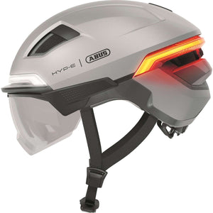 Abus fietshelm hyp-e bl.ace gleam silver m - 54-58 cm - zilver - geschikt voor gebruik op speed pedelecs - elektrische fietsen - snorfietsen - nta-8776 715 g