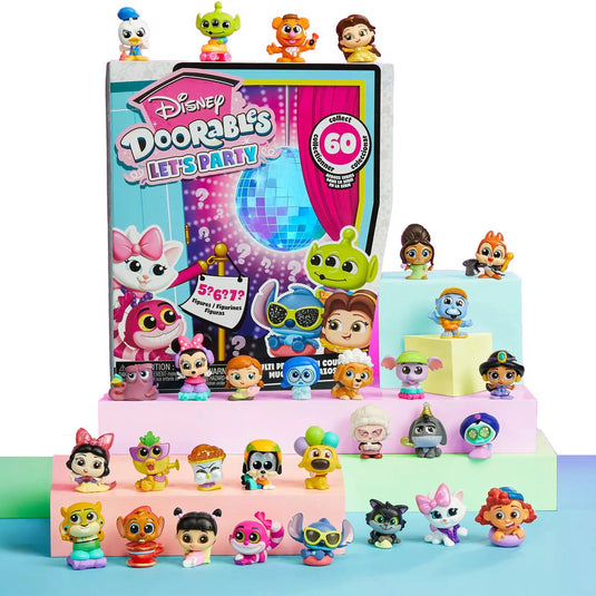 Just play disney doorables 'let's party' multi peek - 5 tot 7 verzamelbare disney figuurtjes