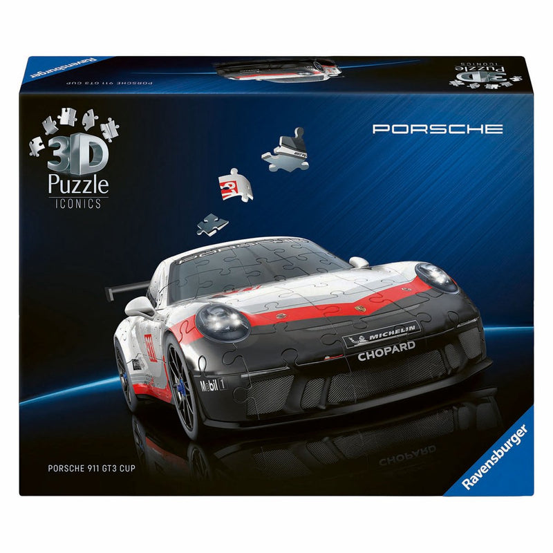 Load image into Gallery viewer, Ravensburger 3d puzzel iconics porsche 911 gt3 cup - 154st.
