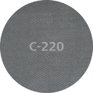 Wolfcraft - 225mm schuurpapier - korrel 220 - 5 stuks - klittenband bevestiging - 2288000