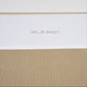 Meyco baby ssst...ik slaap!! ledikant laken - sand - 100x150cm - 0.3 tog