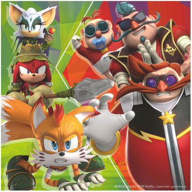 Ravensburger puzzel sonic prime - legpuzzel - 3x49 stukjes