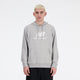 New balance sport essentials fleece logo h heren trui - atletic grey