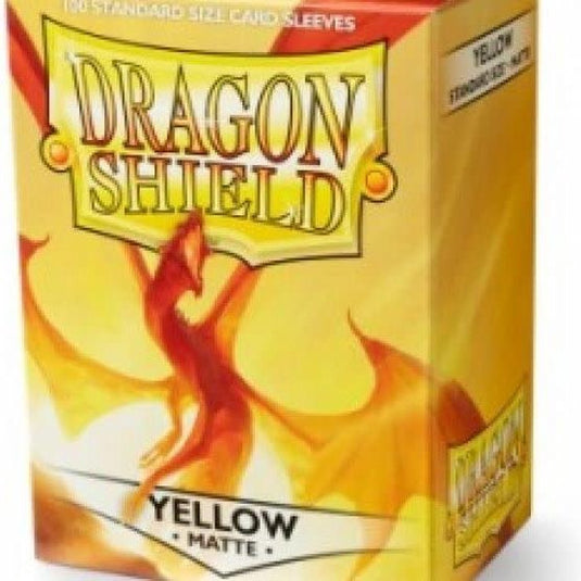 Dragon shield tcg sleeves - - yellow geel standard size