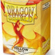 Dragon shield tcg sleeves - - yellow geel standard size