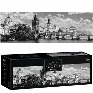 Geronimo games puzzle - 1000 stukjes - interdruk panoramische puzzel 1000 stukjes praag brug -