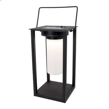 Eglo usigni solar tafellamp buiten - zonne-energie - led - 28 cm - zwart wit - oplaadbaar