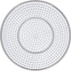 Creativ company grondplaat rond groot transparant 15 cm