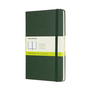 Moleskine classic notitieboek - large - hardcover - blanco - mirte groen