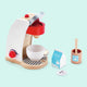 Hape mijn koffiemachine - houten speelgoed keukenset voor kinderen vanaf 2 jaar, 6-delig