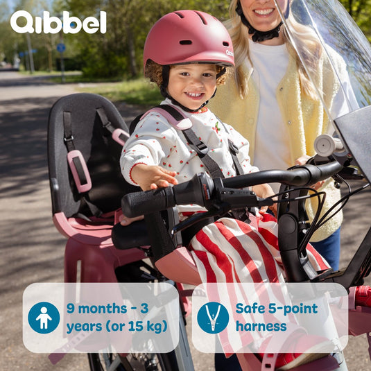 Qibbel air voorzitje grijs sparkling silver q860