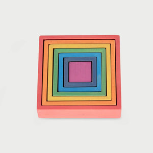 Tickit regenboog architect blokken - vierkant