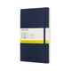 Moleskine classic notitieboek - large - softcover - geruit - saffier blauw