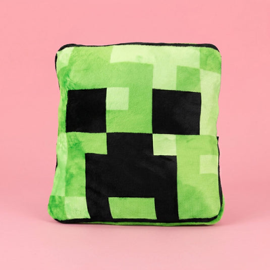 Paladone minecraft creeper kussen en deken in één van