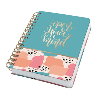 Sigel - spiraal notitieboek - a5 - jolie - hardcover - 240 pagina's - dots - 120 grams papier - brush marks - si-jn611