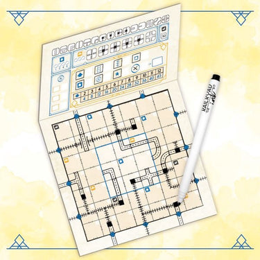 White goblin games - railroad ink (goudgele versie) - dobbelspel - 1 tot 4 spelers - roll write - puzzelspel - voor de hele familie