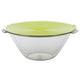 Westmark salade- serveerschaal, met handgrepen en deksel, inhoud: 4 liter, ø 32 cm, kunststof, bpa-vrij, fresh, kleur: groen transparant, 2440227a