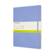 Moleskine classic notitieboek - extra large - softcover - blanco - hortensia blauw