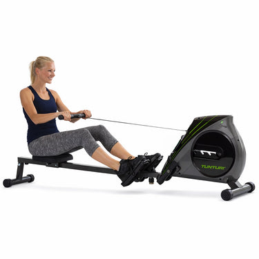 Tunturi cardio fit r20 roeitrainer - inklapbaar - roeimachine met 4 weerstandsniveaus - roeiapparaat voor thuis - opklapbaar