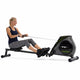 Tunturi cardio fit r20 roeitrainer - inklapbaar - roeimachine met 4 weerstandsniveaus - roeiapparaat voor thuis - opklapbaar